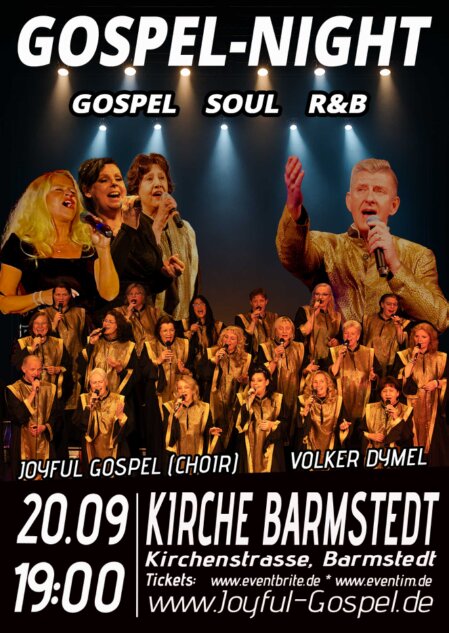 Plakat Gospel-Night Barmstedt